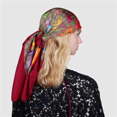 gucci silk scarf cheap|gucci scarf unisex.